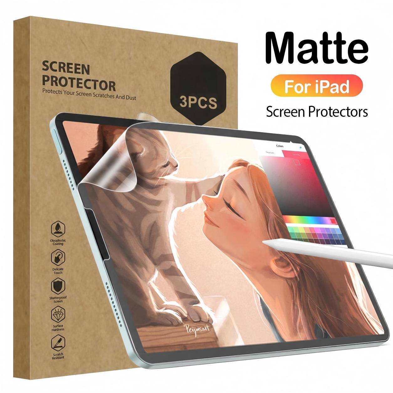 Matte Anti Glare Screen Protector - iPad 11 Air 11 Pro 11