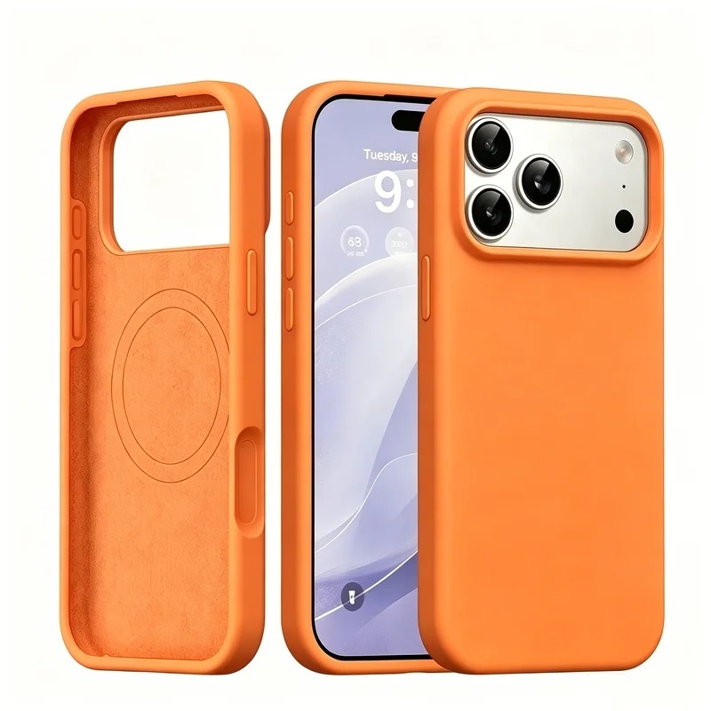 Liquid Silicone Magnetic Phone Case - Yeni Sıvı Silikon Manyetik Magsafe Kılıf
