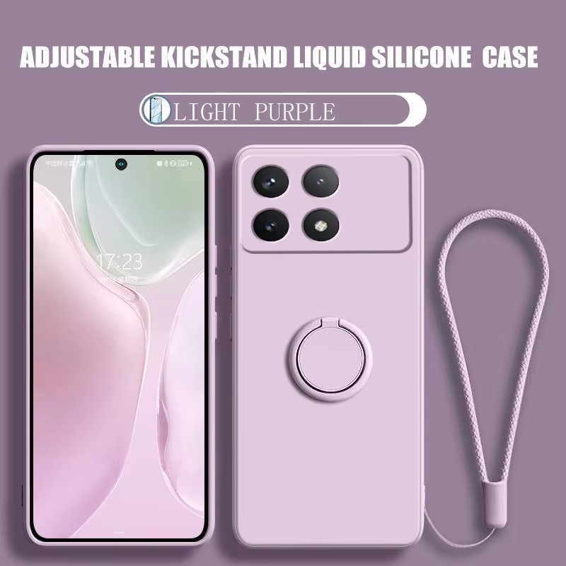Liquid Silicone Magnetic Phone Case - XiaoMi Redmi 12C A5 A3 A2