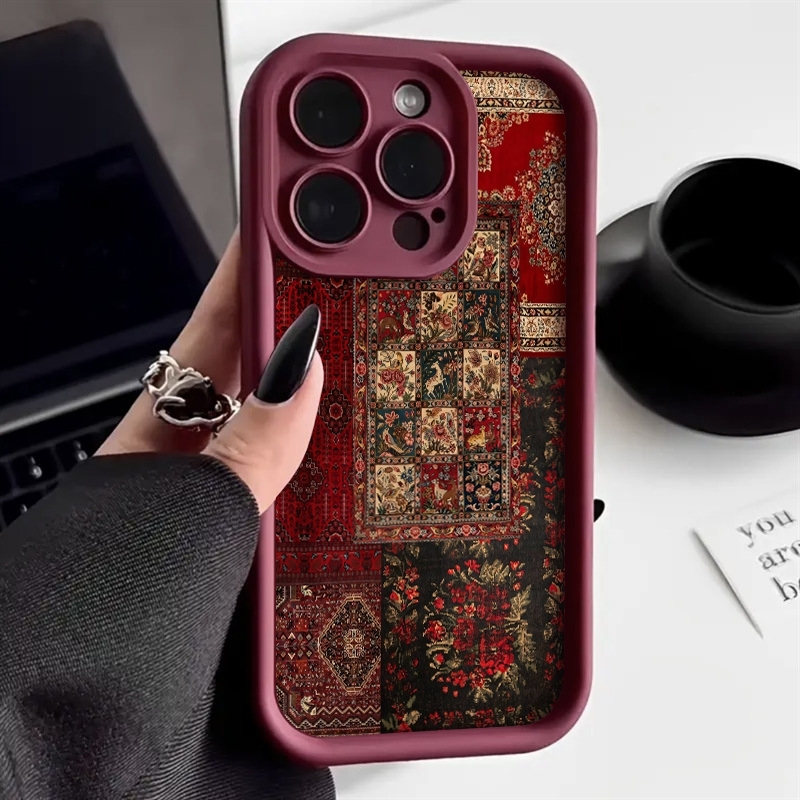 Vintage Patchwork Halı Desenli - Vintage Floral Pattern Soft Case incelemesi ve fiyatı