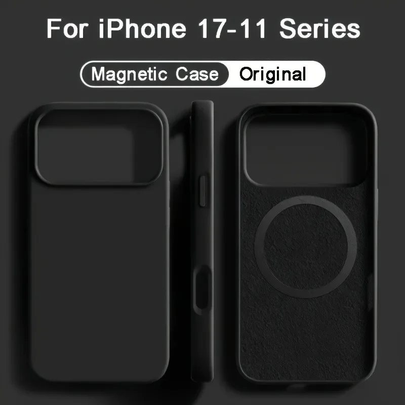 iPhone 18 17 16 15 14 13Pro Ma - Liquid Silicone Magnetic Phone Case incelemesi ve fiyatı
